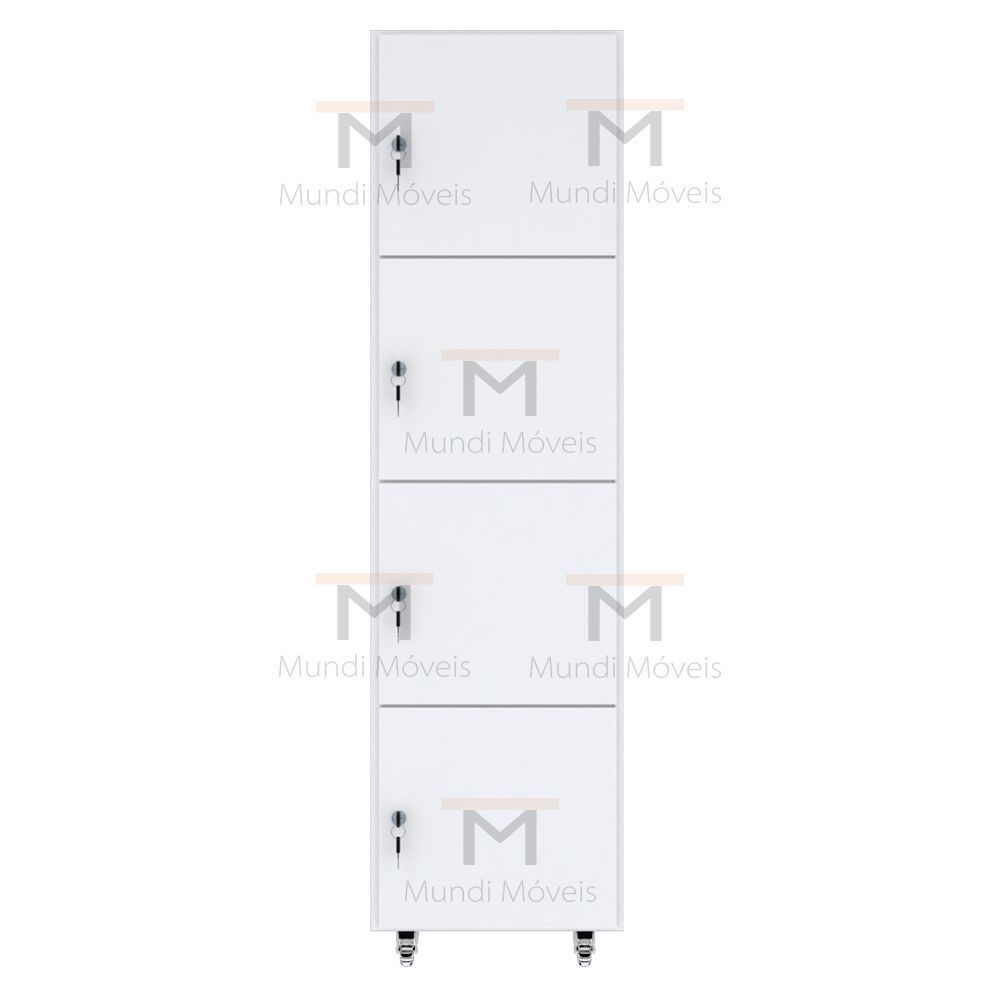 Encontraproduto.com.br - ESCANINHO 4 PORTAS COM RODIZIOS M532.B
