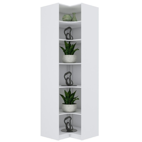 Encontraproduto.com.br - MÓDULO CLOSET CANTO COM PRATELEIRAS 100% MDF M558.B