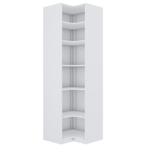Encontraproduto.com.br - MÓDULO CLOSET CANTO COM PRATELEIRAS 100% MDF M558.B