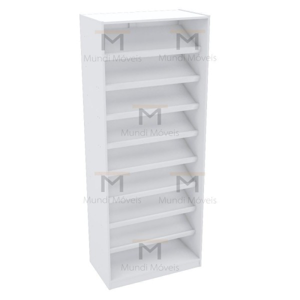 Encontraproduto.com.br - SAPATEIRA MODULADA 80CM 100% MDF M570.B (CASA, CLOSET)