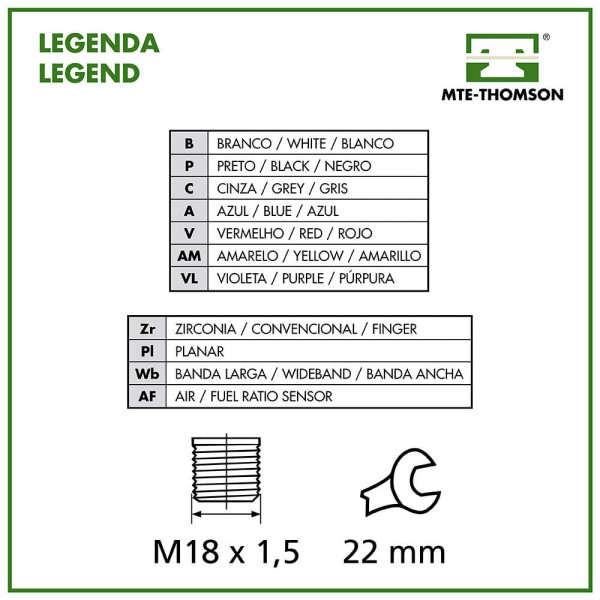 Encontraproduto.com.br - 123958 Sonda Lambda /  MTE-THOMSON