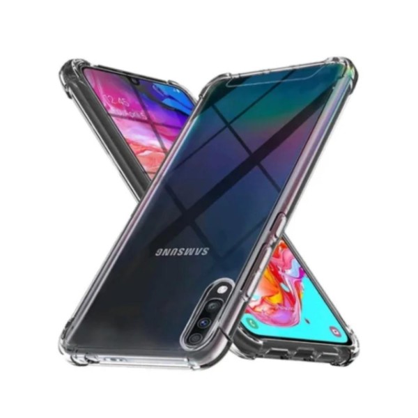 Encontraproduto.com.br - Kit 2 Capas Anti-Impacto Bordas Reforçadas Para Galaxy A50
