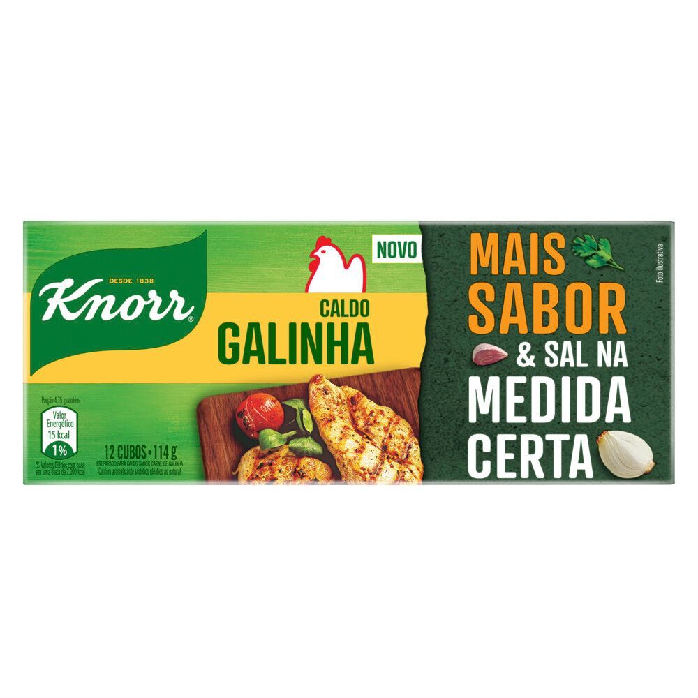 Encontraproduto.com.br - Caldo Knorr Galinha Caixeta com 114g