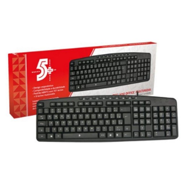 Encontraproduto.com.br - Teclado Com Fio Botao Multimidia Para Notebook