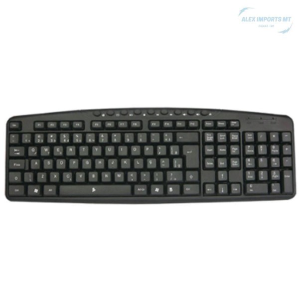 Encontraproduto.com.br - Teclado Com Fio Multimidea Moderno E Duravel
