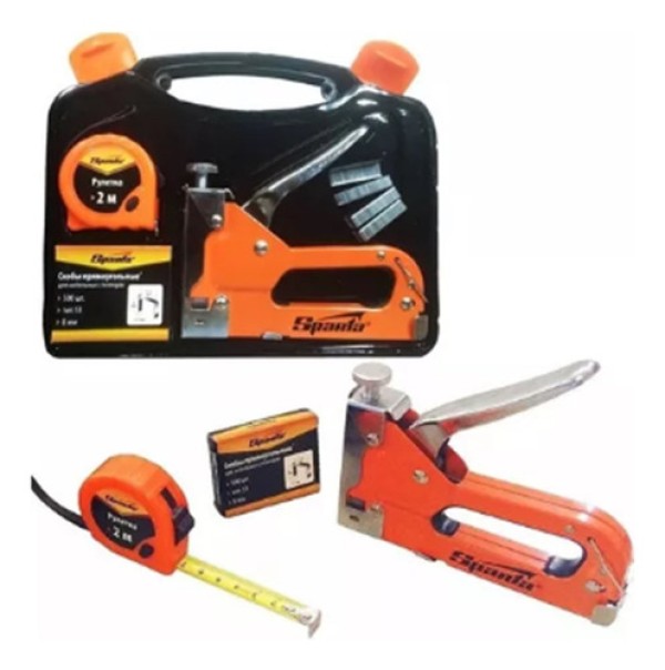Encontraproduto.com.br - Kit Ferramenta Grampeador Manual Com Pressao