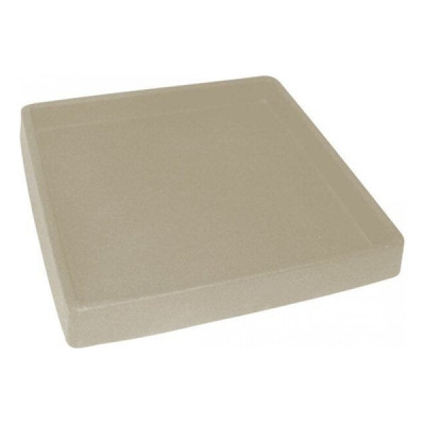 Encontraproduto.com.br - Prato Quadrado Cimento 38cm - JAPI