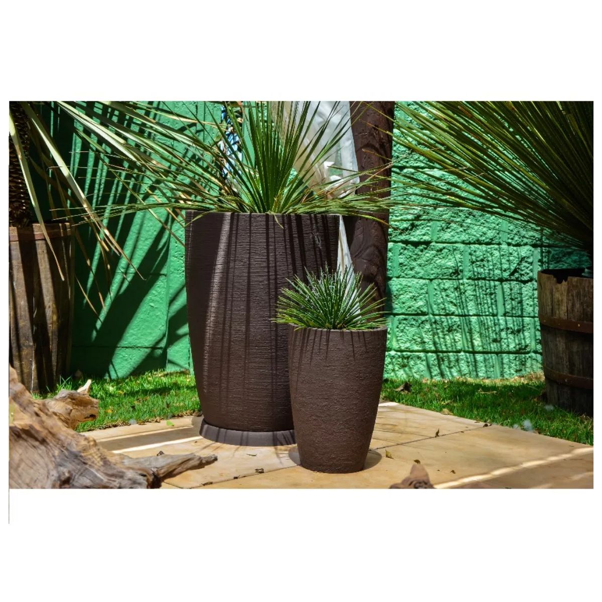 Encontraproduto.com.br - VASO CONICO MODERNO 30 CAFE JAPI