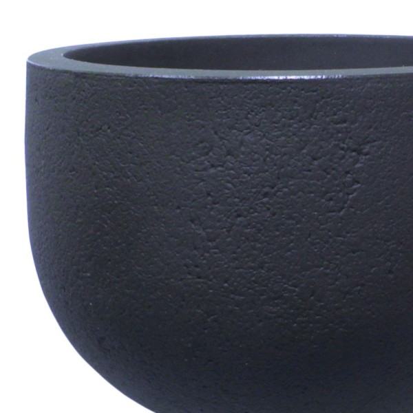Encontraproduto.com.br - Vaso Japi Redondo Rustico Grafitte 45X35cm JVRRG45