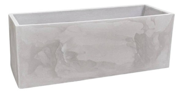 Encontraproduto.com.br - Cachepot Floreira Flat 67cm Cimento JFQFCQ67 - Japi