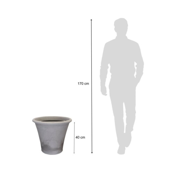 Encontraproduto.com.br - Vaso Decorativo Siena 45 Japi Macchiato