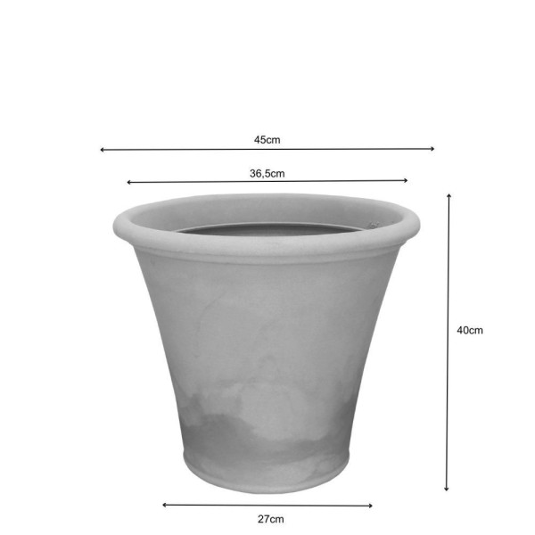Encontraproduto.com.br - Vaso Decorativo Siena 45 Japi Macchiato