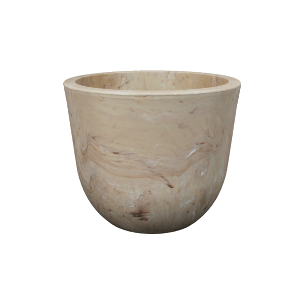 Encontraproduto.com.br - Vaso Concept Redondo Japi Travertino
