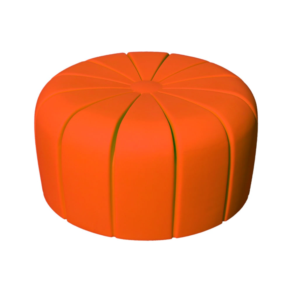 Encontraproduto.com.br - Puff Iupi 60 cm Japi Studio Laranja Neon