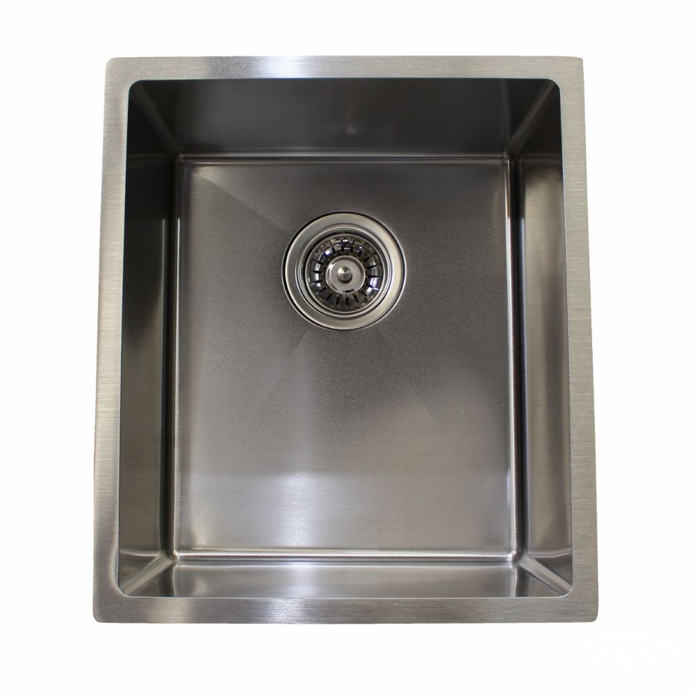 Encontraproduto.com.br - Kit Cuba de Cozinha com Válvula e Sifão em Aço Inox Escovado Japi Astra