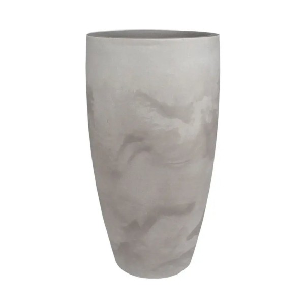 Encontraproduto.com.br - Vaso Cônico Slim Liso 45 Cimento JVSLCQ45 - Japi