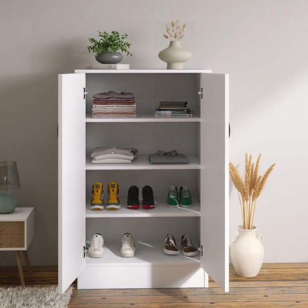 Encontraproduto.com.br - Armário Organizador Multiuso 2 Porta Sapateira