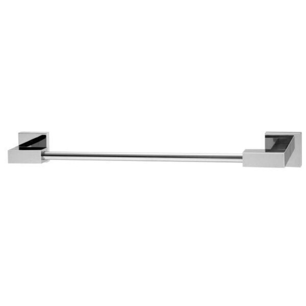 Encontraproduto.com.br - Porta Toalha Quadra Liga de Zinco Cromado Linear - Meber.