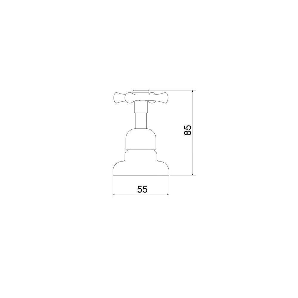 Encontraproduto.com.br - Acabamento Para Registro Tetra C 24 1/2 3/4 E 1 Pet Meber Metais Cromado