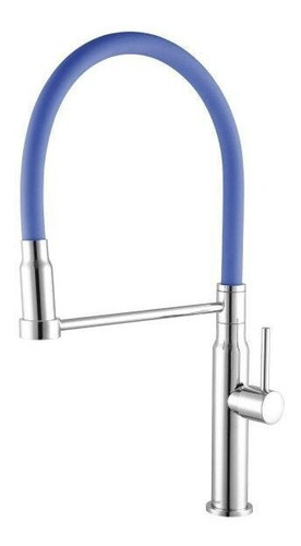 Torneira de Cozinha Mesa 1178/C75 Cromada e Azul Meber