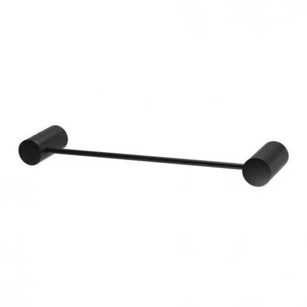Encontraproduto.com.br - Toalheiro Linear Atria 507 C 36 Preto Matte 25820.4.49 Meber