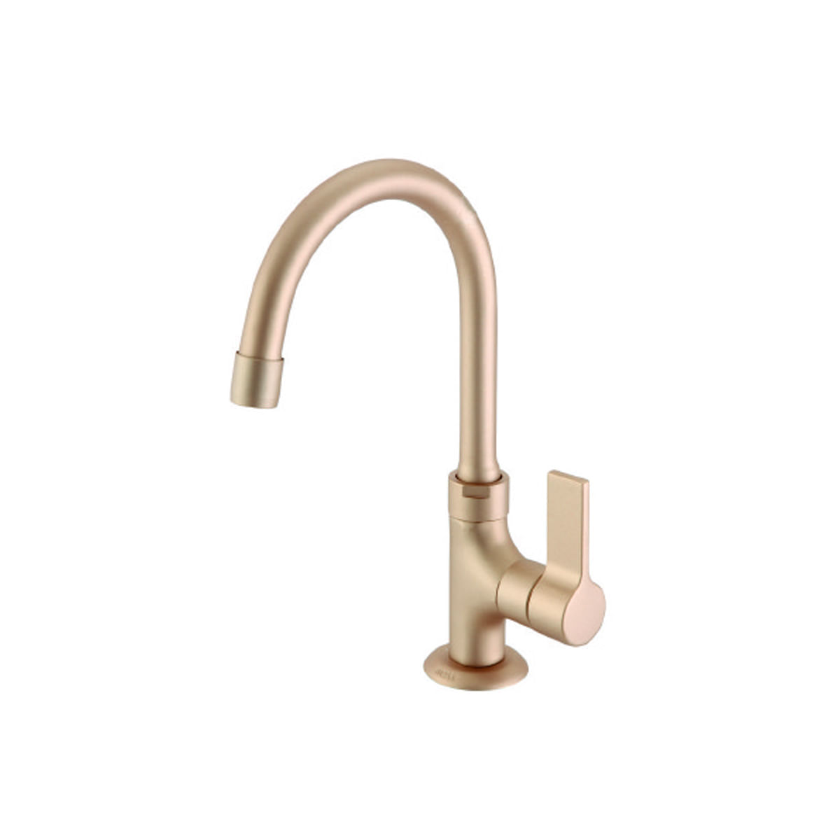 Torneira Lavatório Bancada Meber Dourado Matte
