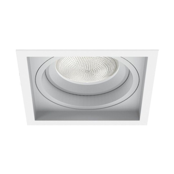 Encontraproduto.com.br - Spot De Embutir Dirigível Recuado Quadrado Par20 Branco Interlight