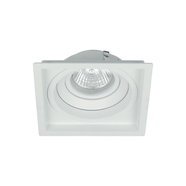 Encontraproduto.com.br - Spot De Embutir Dirigível Quadrado Par30 E Cdmr Branco Il4729Bmtx Interlight