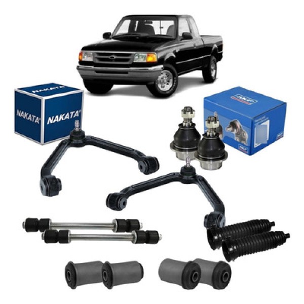 Encontraproduto.com.br - Kit Bandeja Superior Ranger 2005 Pivô Bieleta Bucha Coifa