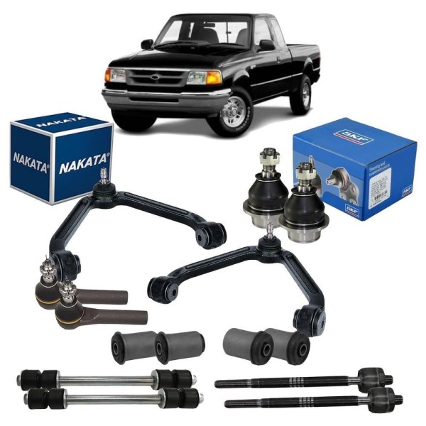 Encontraproduto.com.br - Kit Bandeja Ranger 2000 Pivô Terminal Axial Bieleta Bucha