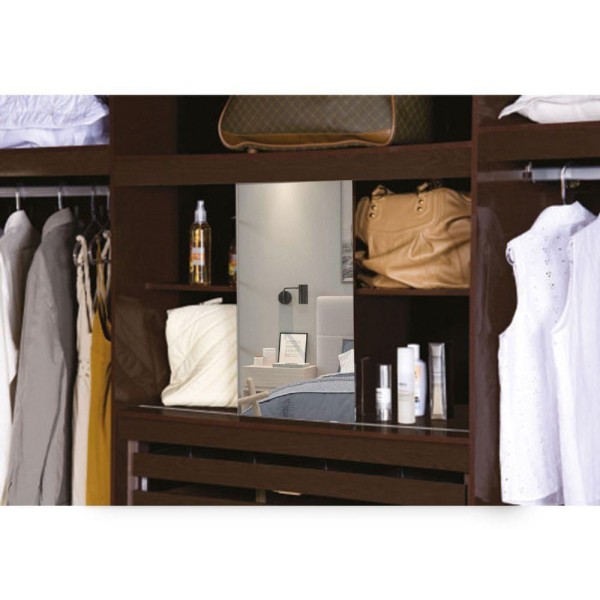 Encontraproduto.com.br - Guarda Roupa Roupeiro Jacarandá 6 Portas Amendoa
