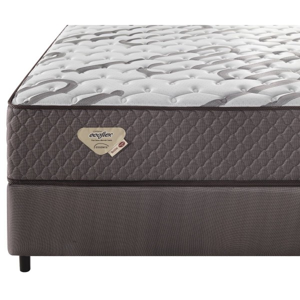 Encontraproduto.com.br - Colchão Solteiro Resistive Molas Ensacadas High Power  28x88x188cm Marrom