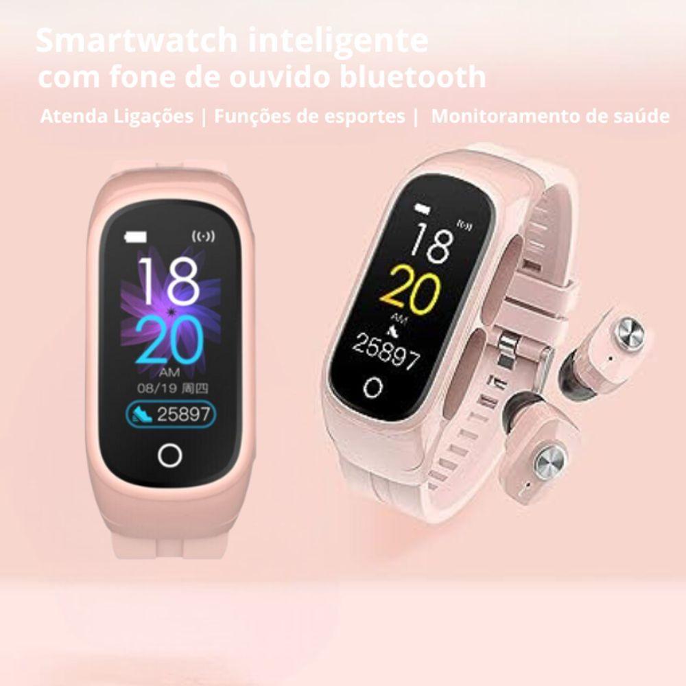 Encontraproduto.com.br - Relógio Inteligente Com Fone Bluetooth Smartwatch 2 Em 1 N8 Melhorando Sua Experiência De Uso