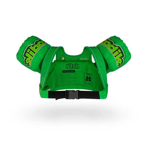 Encontraproduto.com.br - Boia Infantil com Colete Salva Vidas Jacaré Nash