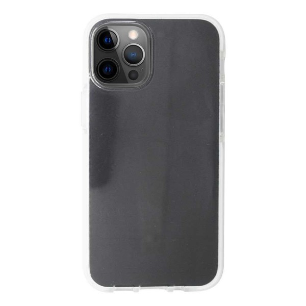 Encontraproduto.com.br - Impact Case Para Iphone 12 / 12 Pro Transparente Com Branco - Capa Antichoque Dupla