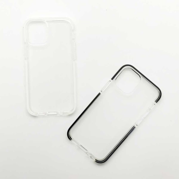 Encontraproduto.com.br - Impact Case Para Iphone 12 / 12 Pro Transparente Com Branco - Capa Antichoque Dupla