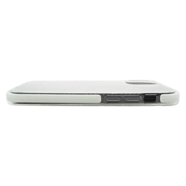 Encontraproduto.com.br - Impact Case Para Iphone 12 / 12 Pro Transparente Com Branco - Capa Antichoque Dupla