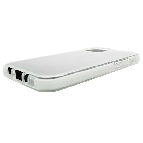 Encontraproduto.com.br - Impact Case Para Iphone 12 / 12 Pro Transparente Com Branco - Capa Antichoque Dupla