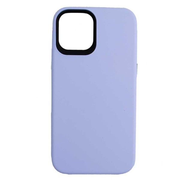 Encontraproduto.com.br - Double Lux Case Para Iphone 12 Pro Max Roxa - Capa Antichoque Dupla