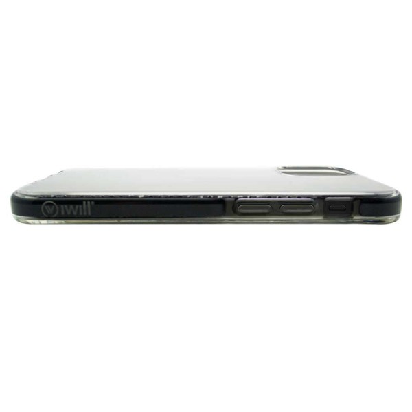 Encontraproduto.com.br - Impact Case Para Iphone 12 Pro Max Transparente Com Preto - Capa Antichoque Dupla