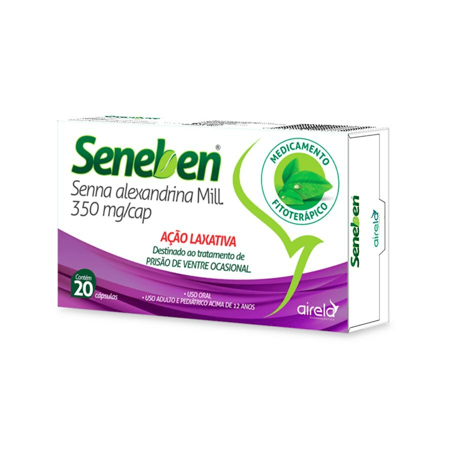 Encontraproduto.com.br - Seneben 350mg 20 Cápsulas