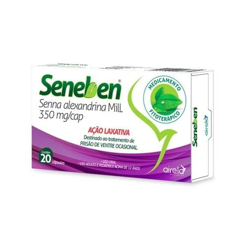 Encontraproduto.com.br - Seneben 350mg 20 Cápsulas