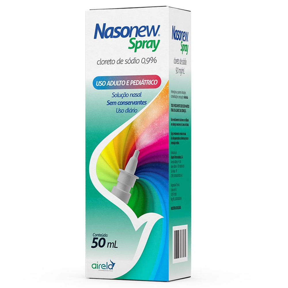 Encontraproduto.com.br - Nasonew Airela 0,9% Solução Nasal Em Spray 50ml