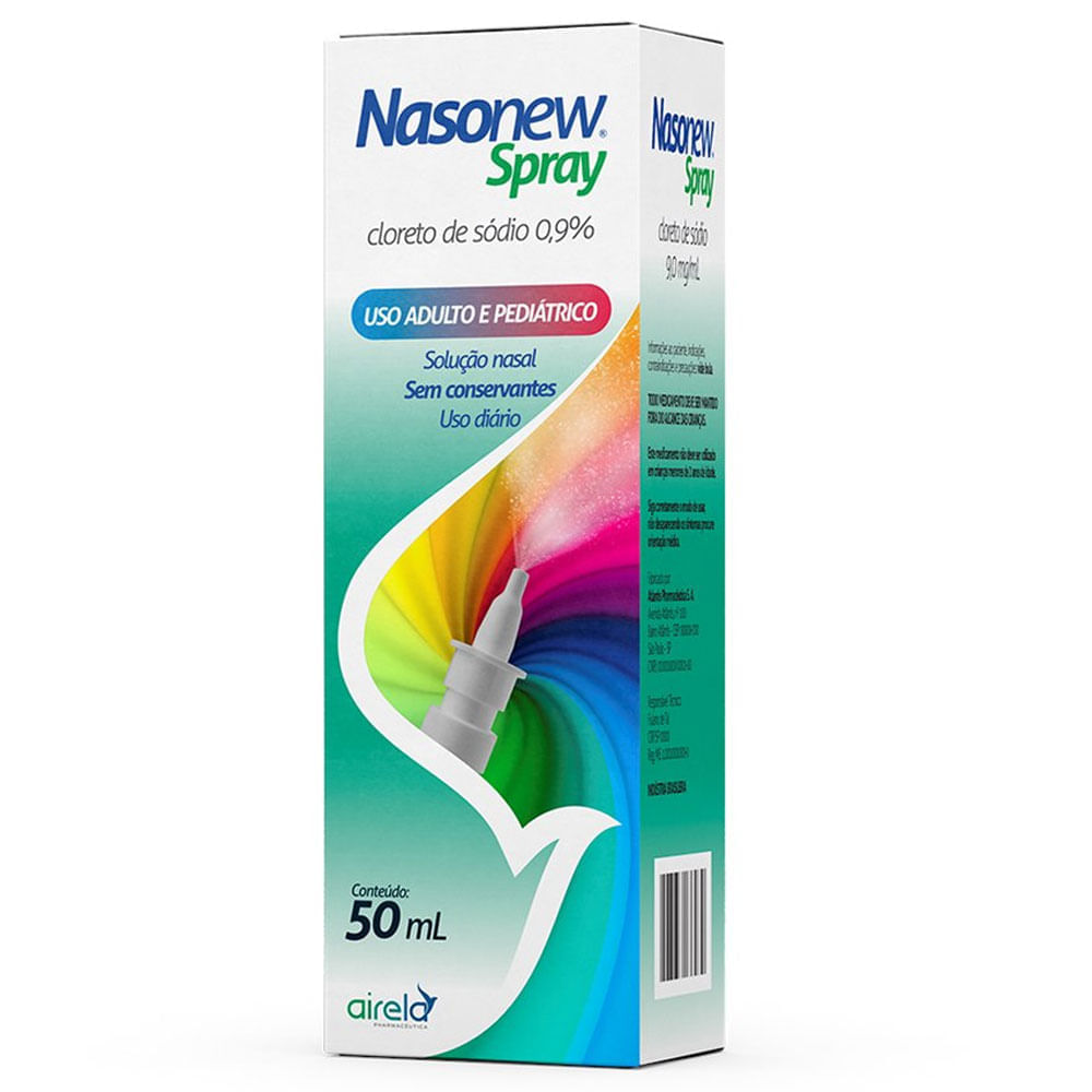Encontraproduto.com.br - Nasonew Airela 0,9% Solução Nasal Em Spray 50ml