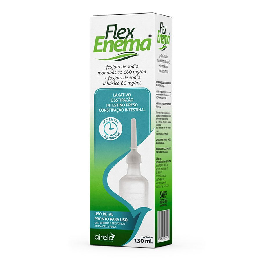 FlexEnema 130ml Solução Retal