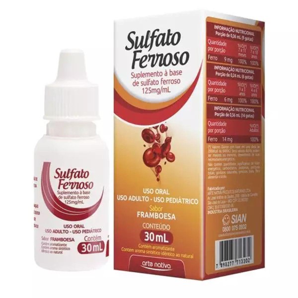 Encontraproduto.com.br - Sulfermax 125mg/ml Solução Oral 30ml