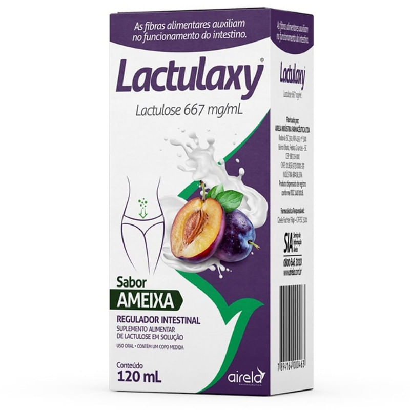 Lactulaxy Regulador Intestinal Ameixa Lactulose 120ml
