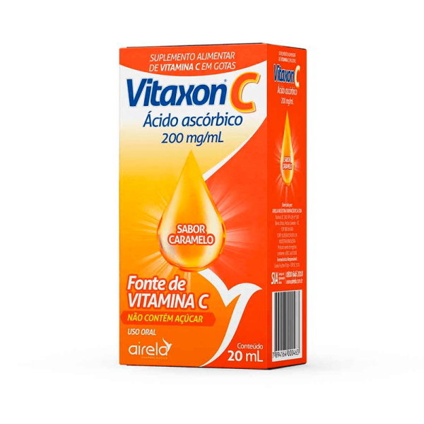 Suplemento Alimentar Vitaxon C 200mg/ml Sabor Caramelo 20ml