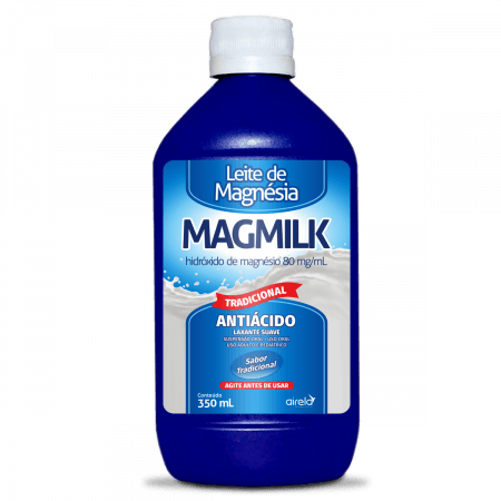 Encontraproduto.com.br - Leite de Magnésia Magmilk Tradicional com 350ml - Airela