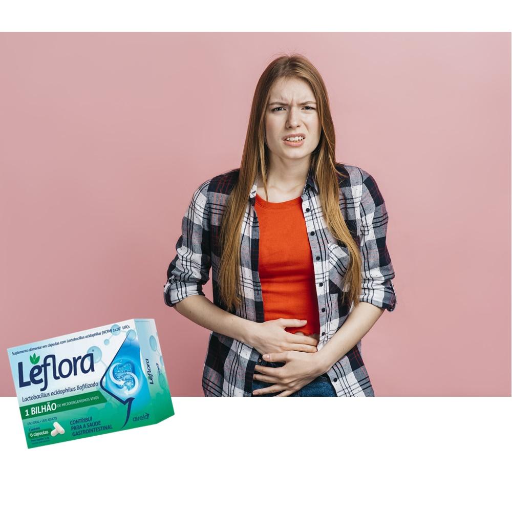 Encontraproduto.com.br - Suplemento Alimentar Leflora Lactobacilus Com 6 Comprimidos